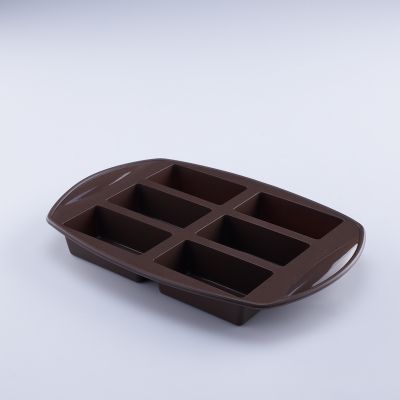Terra 6 Cups Silicone Rectangular Muffin Mould
