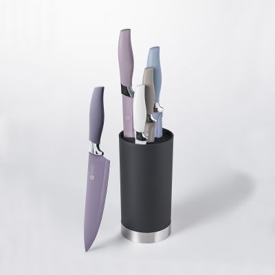 6 Pcs Aria Colour Knife Set with Block