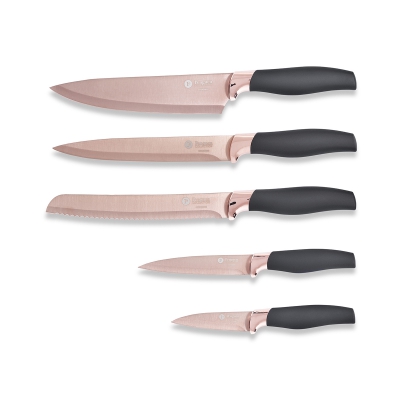 5 Pcs Aria Rosegold Knife Set